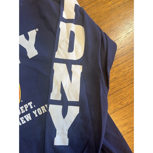 Boys FDNY Fire and NYPD Police Shirts Size Medium 6/7 Lot Dress Up Play Costume - Picture 7 of 13